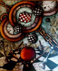 Shazia Salman, 30 x 24 Inch, Acrylics on Canvas, AC-SAZ-116 Shazia Salman, 30 x 24 Inch, Acrylics on Canvas, AC-SAZ-116